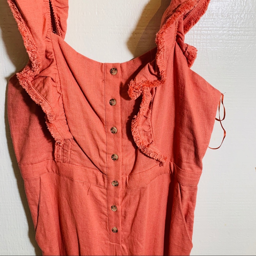 Blush linen jumper